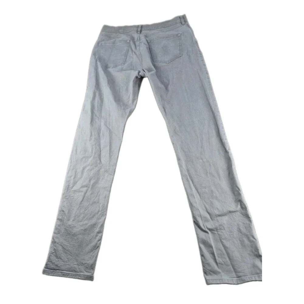 Flint & Tinder 365 Chino Pants Men Sz 32x34 Gray 5-Pocket Tapered Stretch Washed